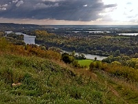La vallée de la Seine, vue vers Les Andelys