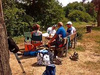 Pique-nique à Léry sur les bords de l'Eure.